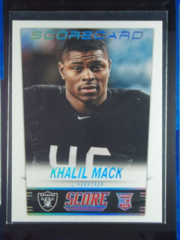 2014 Score Khalil Mack Scorecard #393 Raiders