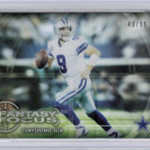 2014 Topps Chrome Tony Romo SN99 #FF-TR Cowboys Fantasy Focus Refractor