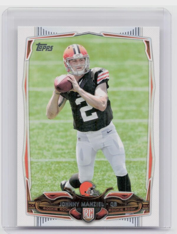 2014 Topps Johnny Manziel Rookie RC #429 Brown Texas A&Ms