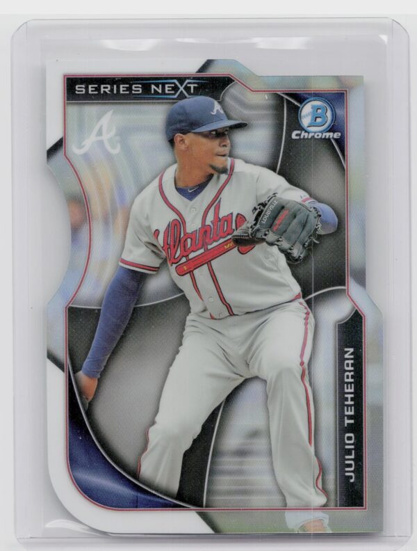 2015 Bowman Chrome Julio Teheran #/-JT Braves Series Next Die Cuts