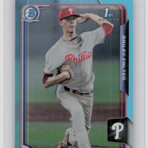 2015 Bowman Draft Bailey Falter Chrome Blue Sky Refractors #3 Phillies