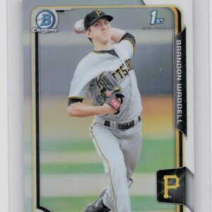 2015 Bowman Draft Brandon Waddell Chrome Refractors #77 Pirates