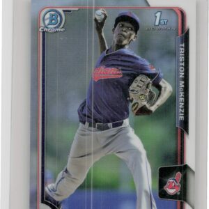 2015 Bowman Draft Triston McKenzie Chrome #96 Indians