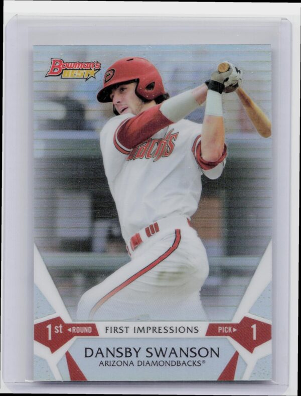 2015 Bowman's Best Dansby Swanson #FI-DS Diamondbacks First Impressions