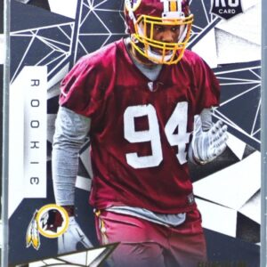 2015 Certified Preston Smith RC /999 #179 Redskins