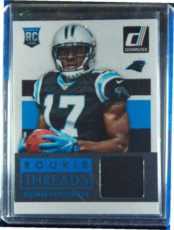 2015 Donruss Devin Funchess MEM #DRT-DF Panthers Donruss Rookie Threads