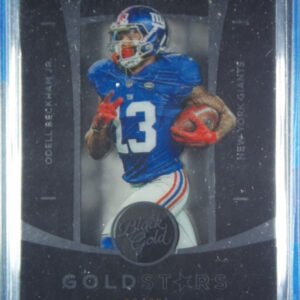 2015 Panini Black Gold Odell Beckham Jr. SN99 #GOS-9 Giants Gold Stars White Gol