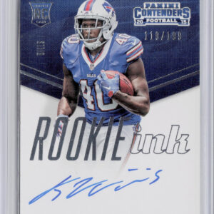 2015 Panini Contenders Karlos Williams AU SN199 #INK-KA Bills Rookie Ink RPS