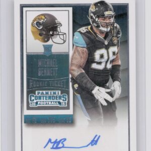 2015 Panini Contenders Michael Bennett AU RC #166 Jaguars
