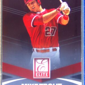 2015 Panini Elite Mike Trout #34 Angels