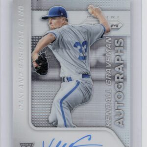 2015 Panini Prizm Kendall Graveman AU #61 Athletics Rookie Autographs Prizms