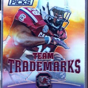 2015 Prizm Collegiate Draft Picks Mike Davis #33 Gamecocks Team Trademarks