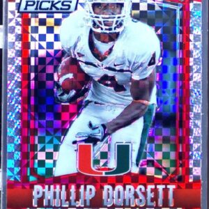 2015 Prizm Collegiate Draft Picks Phillip Dorsett Prizms Red Power RC #103 Canes