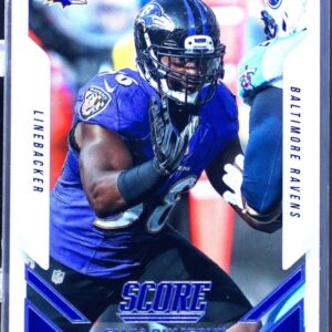 2015 Score Elvis Dumervil Scorecard #330 Ravens