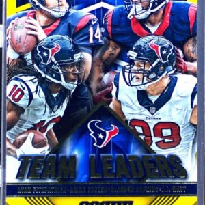 2015 Score Fitzpatrick / Foster / Hopkins / J.J. Watt #18 Team Leaders Gold
