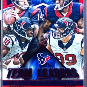 2015 Score Fitzpatrick / Foster / Hopkins / J.J. Watt #18 Team Leaders Red