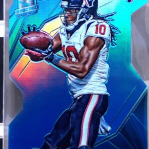 2015 Spectra DeAndre Hopkins Neon Blue Die Cut /35 #30 Texans