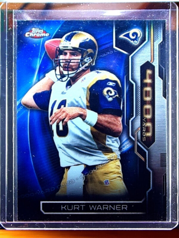 2015 Topps Chrome Kurt Warner #AT4K-KW Rams All Time 4000 Yard Club