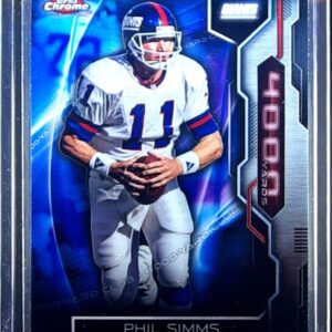 2015 Topps Chrome Phil Simms #AT4K-PS Giants All Time 4000 Yard Club