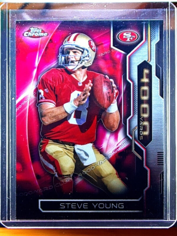 2015 Topps Chrome Steve Young #AT4K-SY 49ers All Time 4000 Yard Club