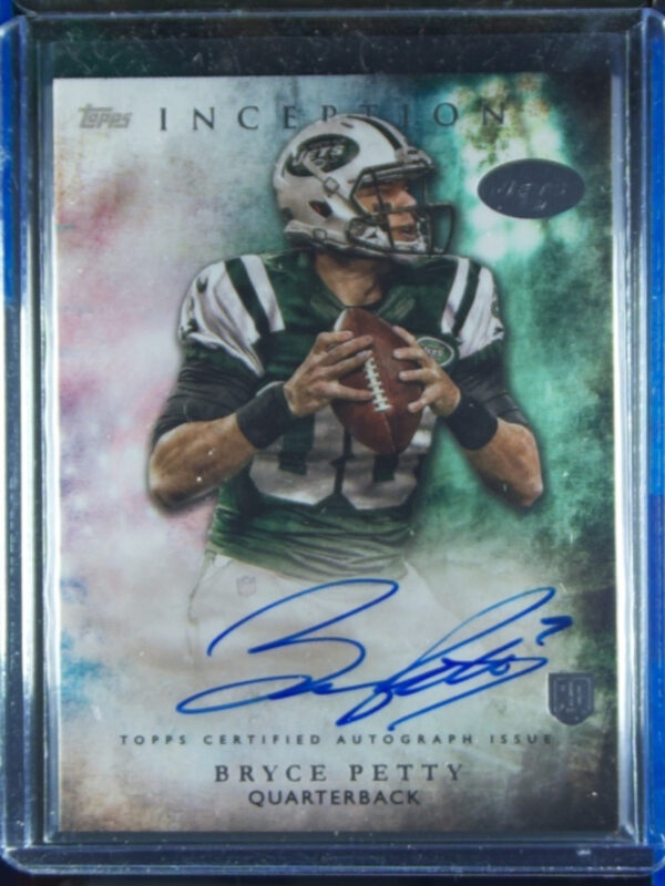 2015 Topps Inception Bryce Petty AU #RA-20 Jets Rookie Autographs