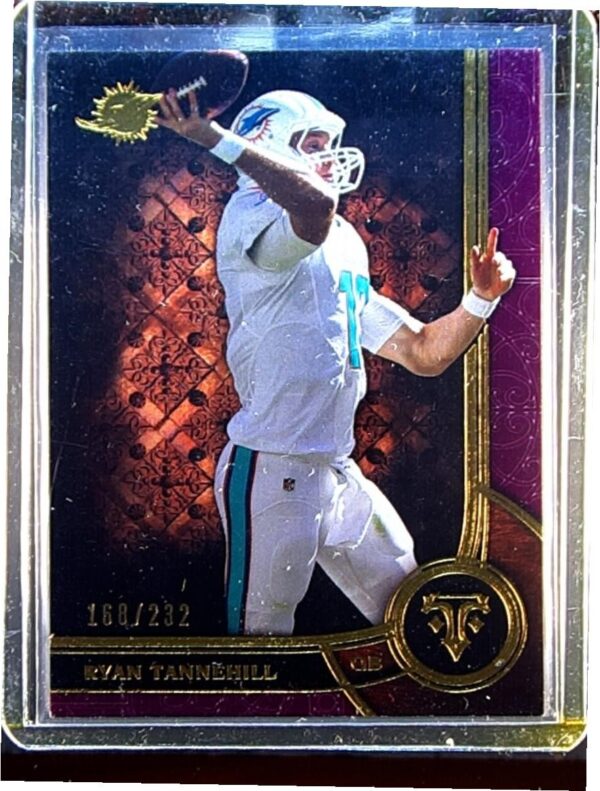2015 Topps Triple Threads Ryan Tannehill Purple /232 #56 Dolphins