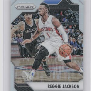 2016-17 Panini Prizm Reggie Jackson Silver Prizms #202 Pistons