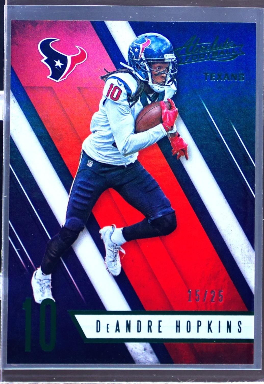 2016 Absolute DeAndre Hopkins Spectrum Green /25 #13 Texans