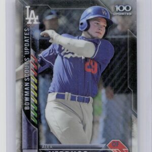 2016 Bowman Chrome Alex Verdugo #BSU-AV Dodgers Scouts' Top 100 Updates