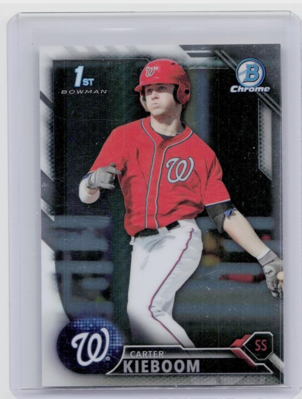 2016 Bowman Draft Carter Kieboom Chrome #BDC-16 Nationals