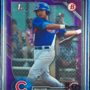2016 Bowman Willson Contreras SN250 #BP16 Cubs Prospects Purple
