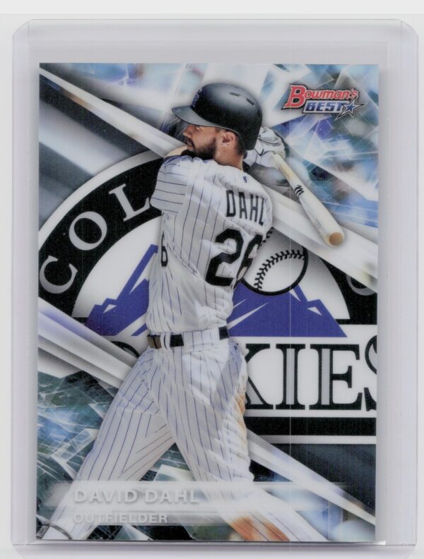2016 Bowman's Best David Dahl #TP-32 Rockies Top Prospects Refractor