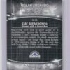 2016 Bowman's Best Nolan Arenado #SL-NA Rockies Stat Lines - Image 3