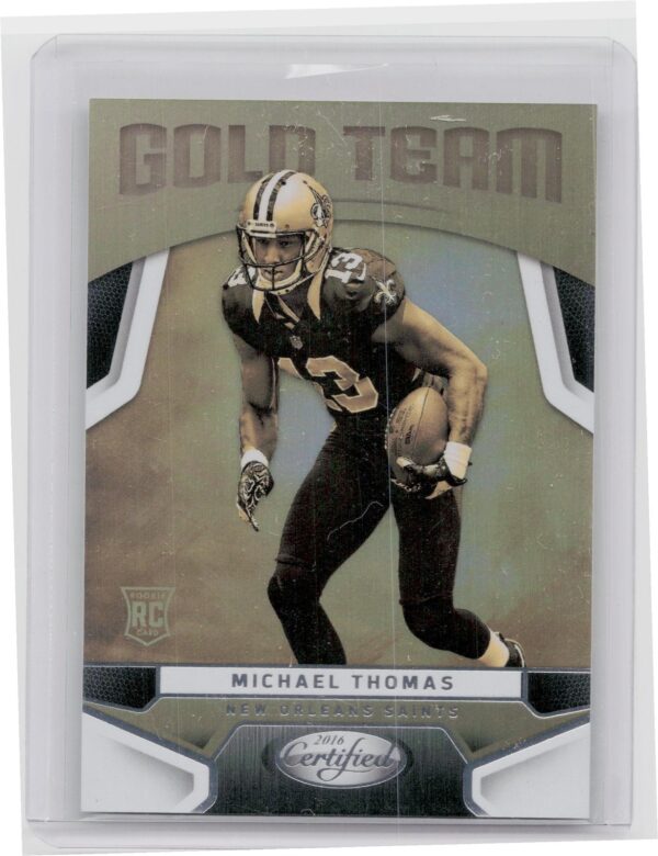 2016 Certified Michael Thomas #20 Saints Gold Team
