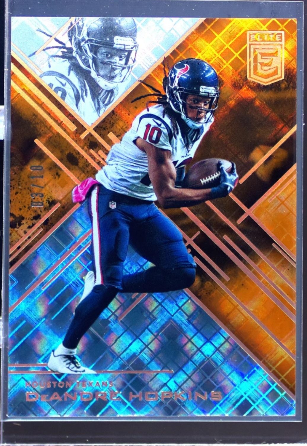 2016 Donruss Elite DeAndre Hopkins Orange /10 #51 Texans