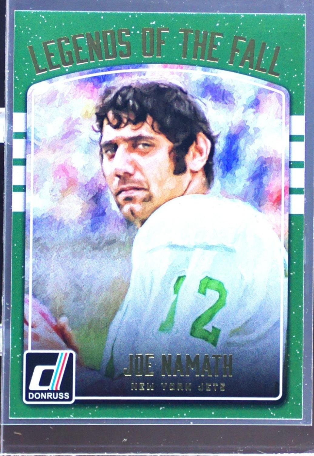 2016 Donruss Joe Namath #1 Jets Legends of the Fall