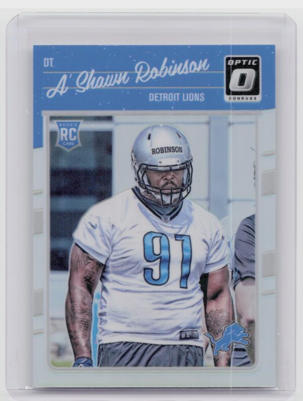 2016 Donruss Optic A'Shawn Robinson Holo #104 Lions