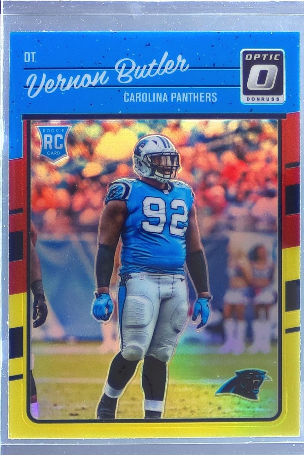 2016 Donruss Optic Vernon Butler Red and Yellow RC #144 Panthers