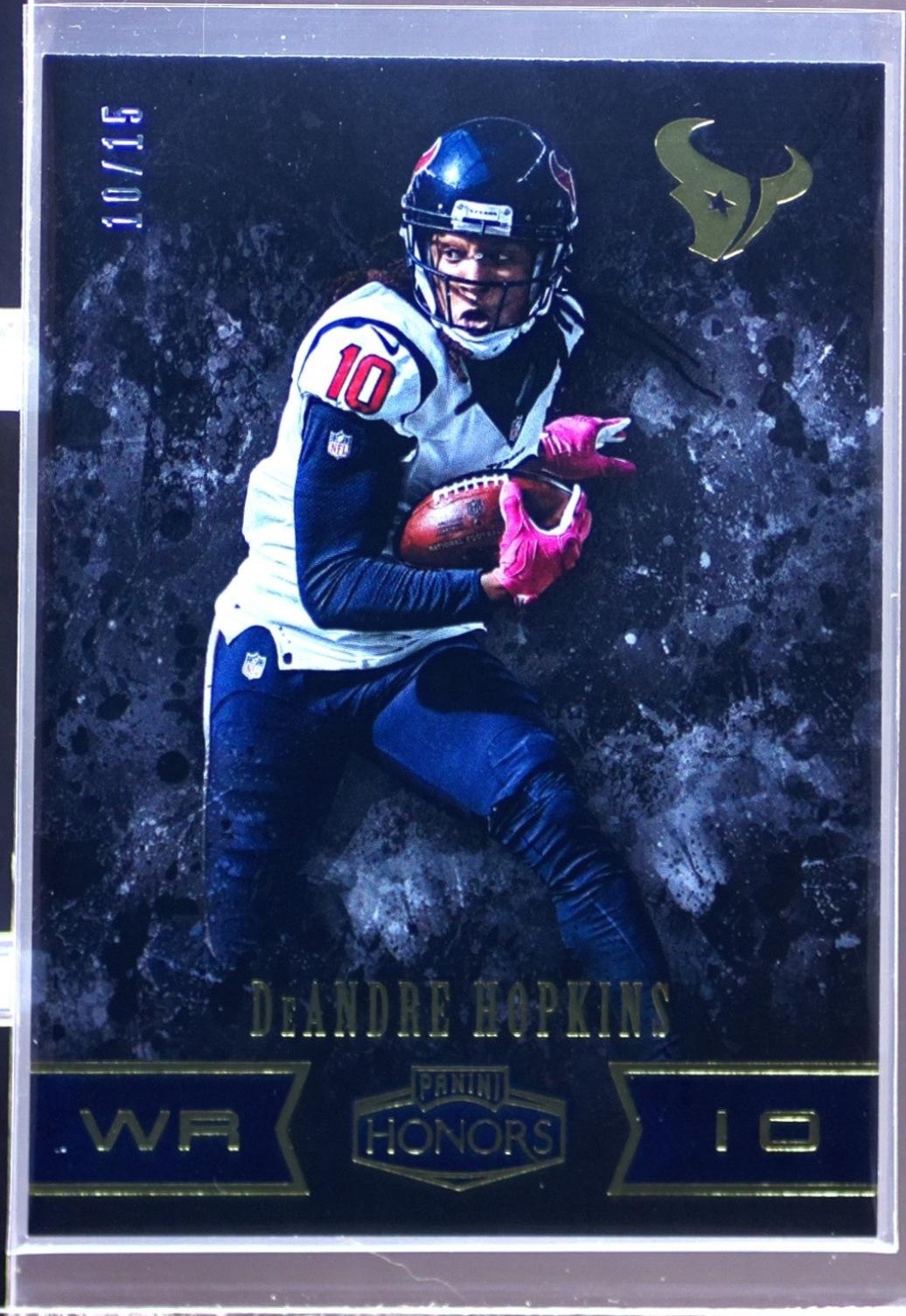 2016 Panini Honors DeAndre Hopkins Gold /15 #30 Texans