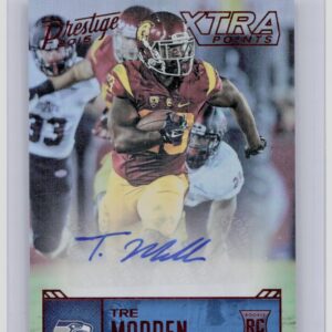 2016 Panini Prestige Extra Points Tre Madden Rookie Signatures Auto #TM Seahawks