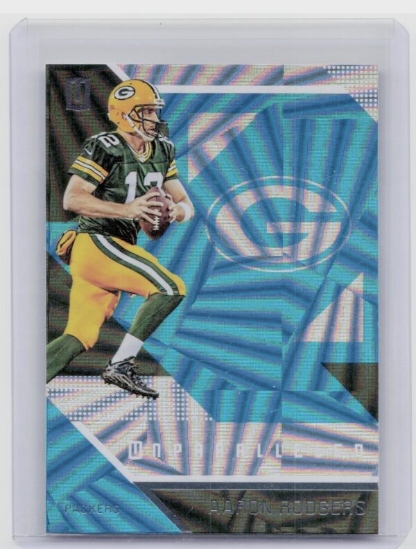 2016 Panini Unparalleled Aaron Rodgers Teal #121 Packers