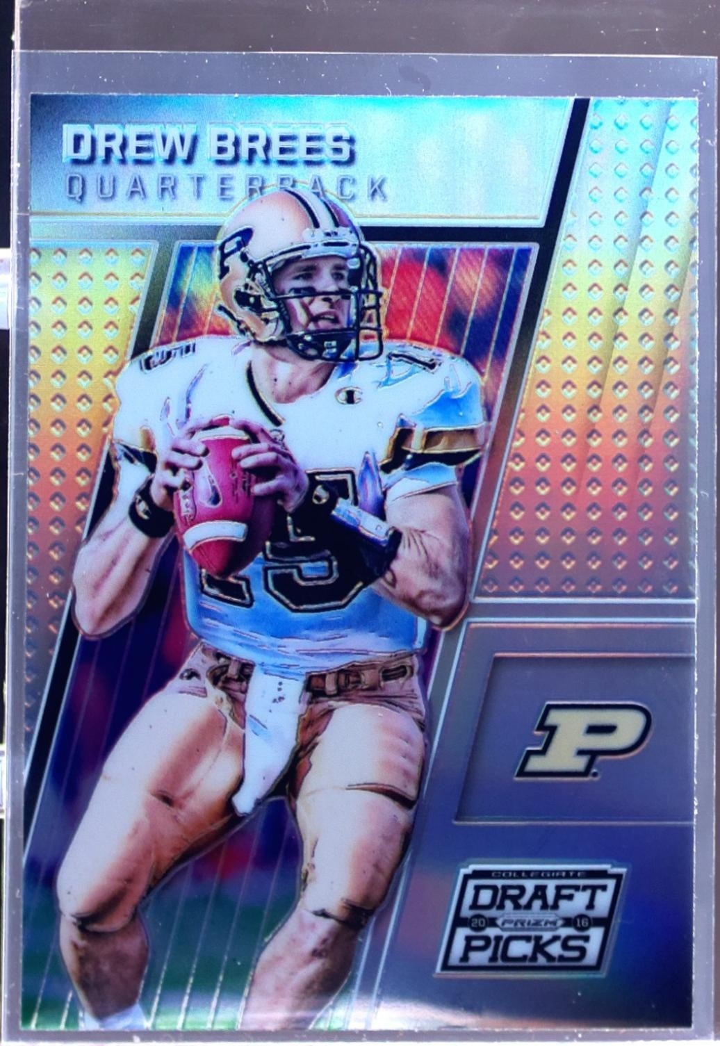 2016 Prizm Collegiate Draft Picks Drew Brees Prizms #34 Boilermakers