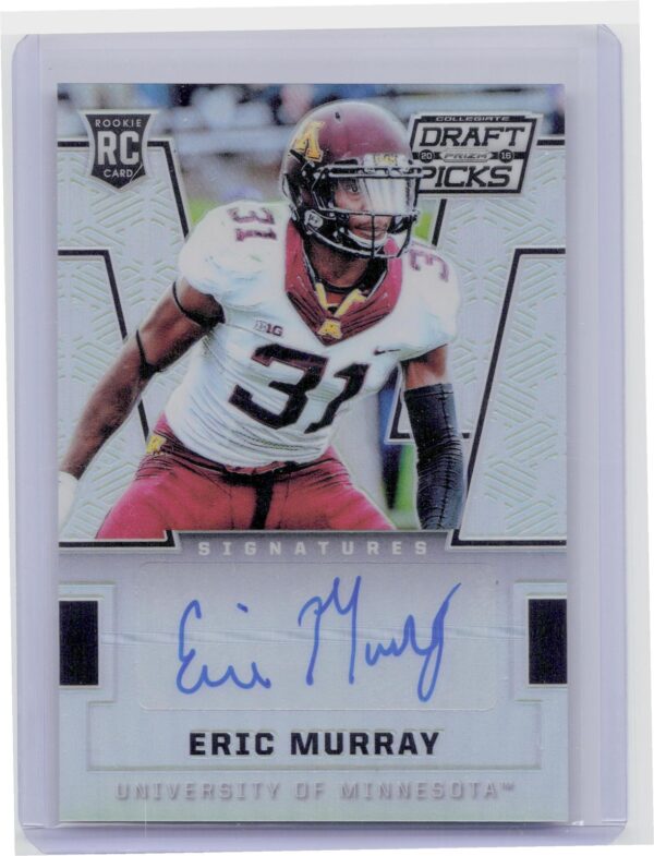 2016 Prizm Collegiate Draft Picks Eric Murray Auto #244 Gophers Autographs Prizm