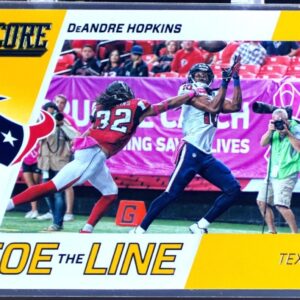 2016 Score DeAndre Hopkins #3 Texans Toe the Line Gold