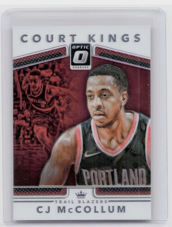 2017-18 Donruss Optic CJ McCollum #34 Blazers Court Kings