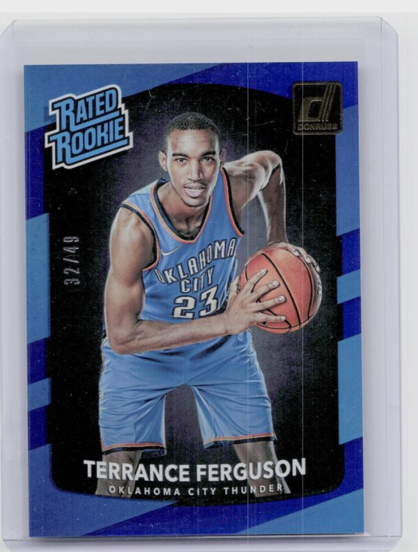 2017-18 Donruss Optic Terrance Ferguson Blue /49 #180 Thunder