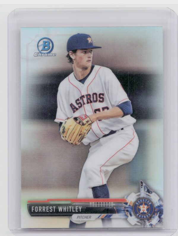 2017 Bowman Draft Forrest Whitley Chrome Refractor #BDC-58 Astros