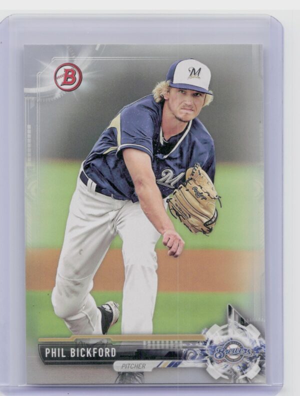 2017 Bowman Phil Bickford /499 #BP49 Brewers Prospects Silver