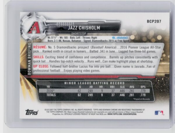 2017 Chrome Jazz Chisholm BCP207 - Image 3