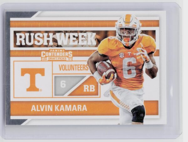 2017 Contenders Draft Picks Alvin Kamara #4 Volunteers Rush Week